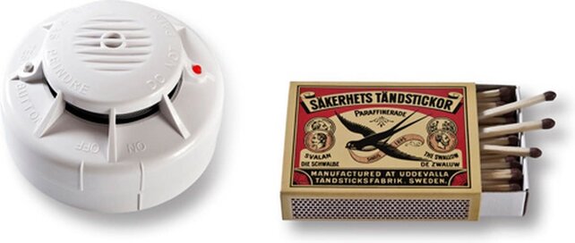 FITO Wireless Smoke Detector ASD-10QR with Integrated RF Module and 3V Lithium Battery for 10 Years