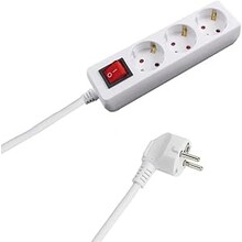 Stekkerblok + 5m kabel + switch