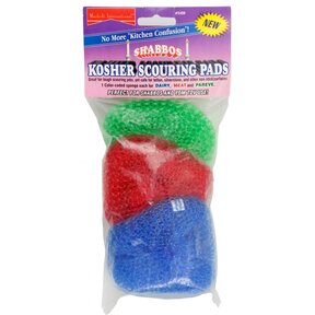 Kosher Shabbos Scouring Pads Dairy Meat Parve
