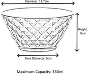LAV Artemis Glass Bowls – 330 ml