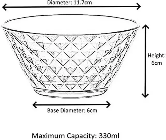 LAV Artemis Glasschalen – 330 ml