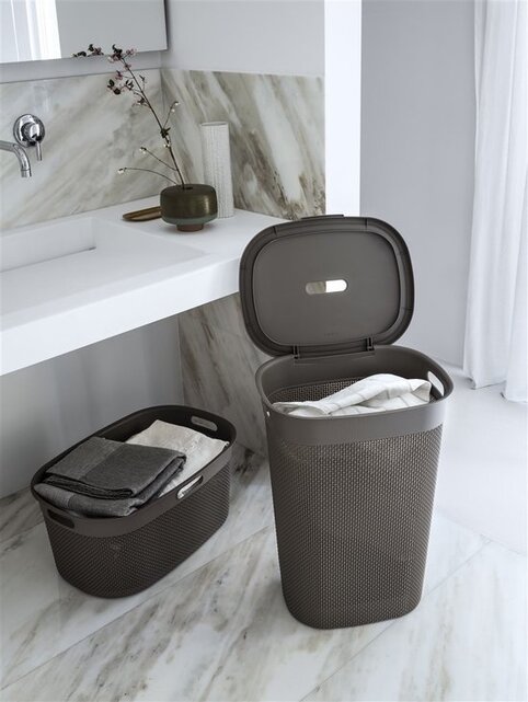 Curver Filo Laundry Box Cappuccino 55l