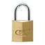 Padlock-Brass-Keyed Diffrently 1.5"