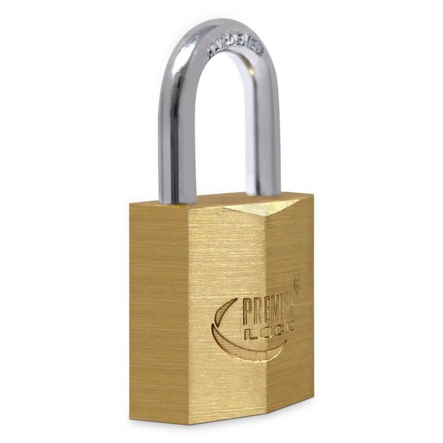 Padlock-Brass-Keyed Diffrently 1.5"