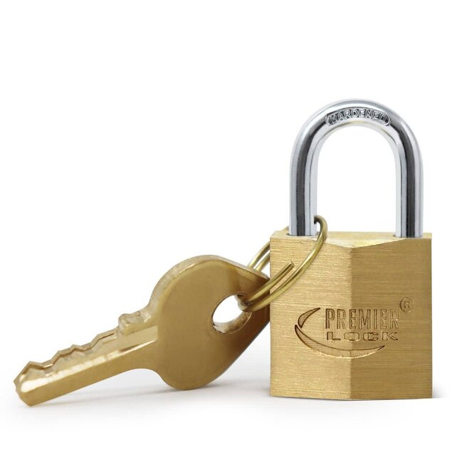 Padlock-Brass-Keyed Diffrently 1.5"