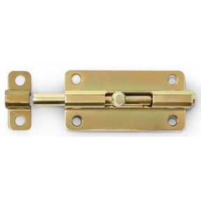 Verrou de porte – Laiton satiné – Loquet coulissant