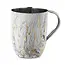 A&M A&M Tasse de Lavage Blanche et Dorée