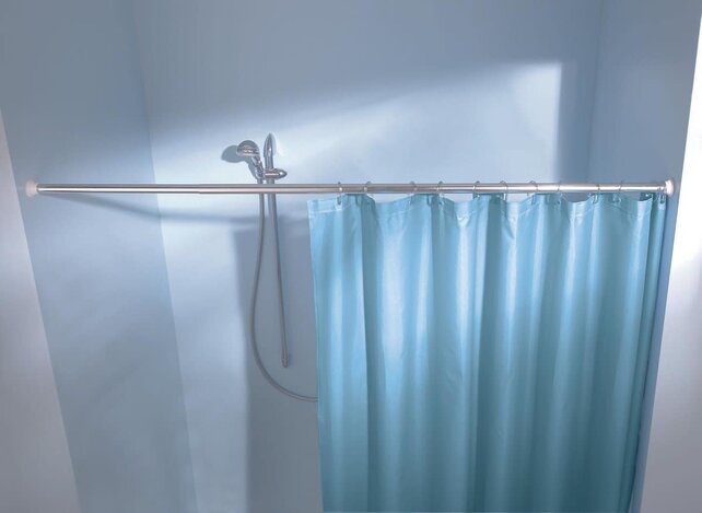 Kleine Wolke Douche Stang Spanstang 125x220 cm, ø 21 cm, Chroom