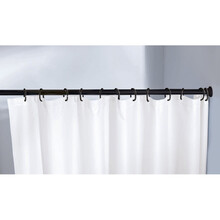 Barre de rideau de douche  125 - 220 cm Blanc