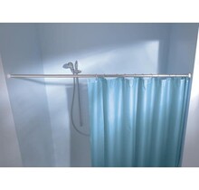 Kleine Wolke Douchegordijnstang 75–125 cm Wit