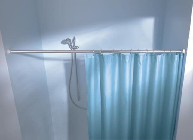 Kleine Wolke Barre de rideau de douche  75–125 cm Blanc