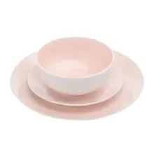 Godinger Spiral Pink 12pcs Porcelain Set