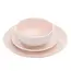 Godinger Godinger Spiral Pink 12pcs Porcelain Set
