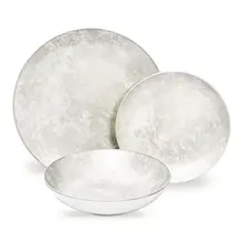 Service de vaisselle en porcelaine Wingate Pearl – 12 pièces