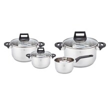 GV Palermo 7pcs Set Cooking Pots Suitable for all stove types