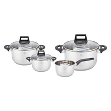 Batterie de cuisine inox 7 pièces induction