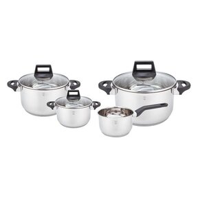 Batterie de cuisine inox 7 pièces induction