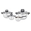 GV Gustav Voss Palermo 7-piece stainless steel cookware set – induction ready with lids