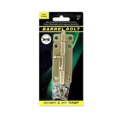 Verrou de porte – Laiton satiné – Loquet coulissant 7.6cm