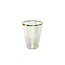 Brilliant Acrylic Iris Tumbler Gold Rim 120ml P6