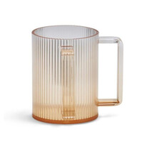 Acrylic Washing Cup Brown strip