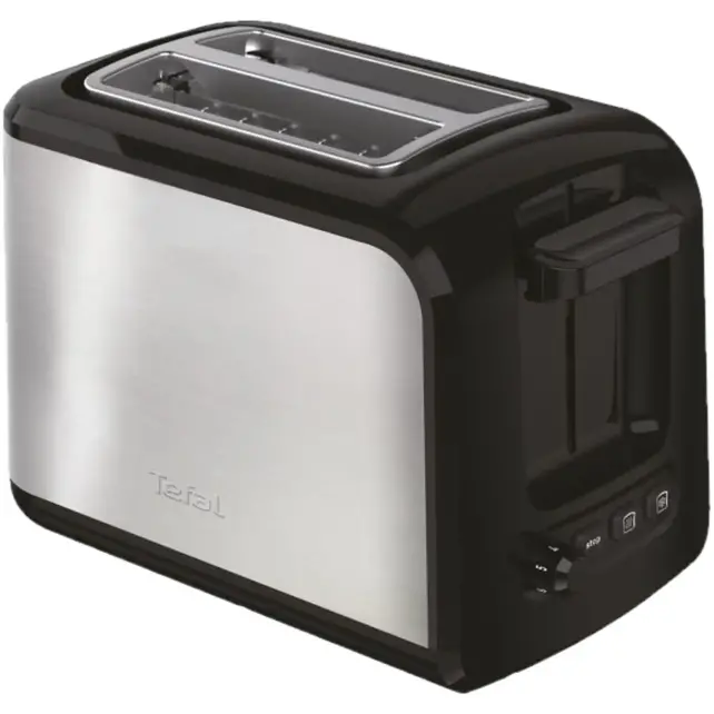 Tefal Express 2-Slot Toaster Stainless Steel/Black – 7 Browning Levels & Defrost