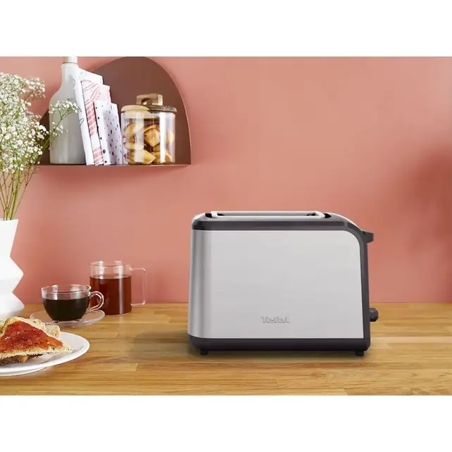 Tefal Express toaster 2 slice(s) 850 W Black, Stainless steel