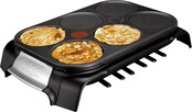 Tefal  Crêpes-Maker für 6 Mini-Pfannkuchen mit Antihaft und Zubehör
