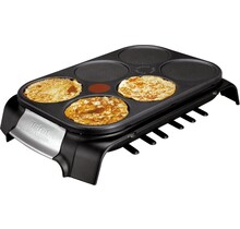 Tefal  Crêpes-Maker für 6 Mini-Pfannkuchen mit Antihaft und Zubehör