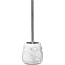 Kleine Wolke Kleine Wolke Marble Toiletborstel met Houder – Porselein Marmerlook