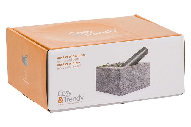 Cosy & Trendy mortier en granit avec pilon – épices et herbes