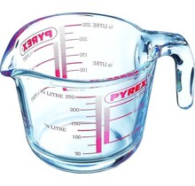 Pyrex Classic Glasmessbecher 1 Liter – hitzebeständig für Küche und Backofen