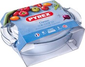 Pyrex Auflaufform Oval mit Deckel, 5,8 Liter