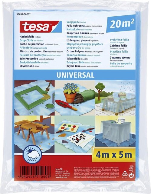 Tesa® Afdekzeil Universeel – Bescherming bij Schilderen & Renovatie