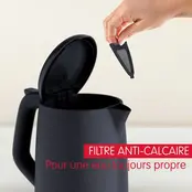 Moulinex Electric Kettle 1.7 L – 2400W, Cordless, Anti-Scale Filter