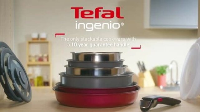 Tefal Ingenio Easy Plus Pannenset 16–18–20 cm met Afneembaar Handvat en Anti-aanbaklaag