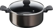 Tefal Cooking Pot - Ø 24 cm (4.7 L) - Easy Cook & Clean - With Lid Suitable for All Heat Sources Except Induction