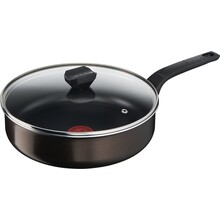 Sauteuse 26 cm avec couvercle verre