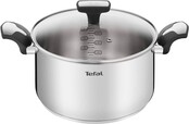 Tefal Emotion RVS Kookpan  met Glazen Deksel– 5,2L