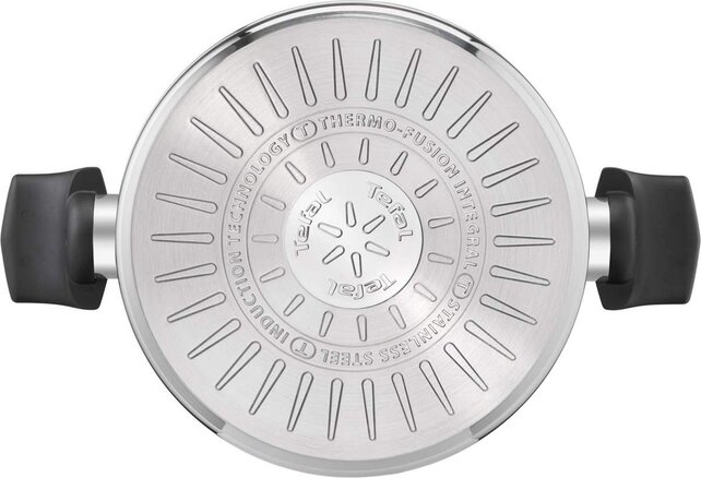 Tefal Emotion Edelstahl Kochtopf mit Glasdeckel – 5,2 L
