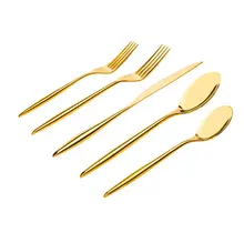 Godinger Milano Ménagère 20 Pièces en Acier Inoxydable Doré – Service pour 4