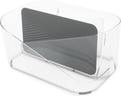 Umbra Glam Organizer – Haartoolhalter mit Hitzebeständiger Matte, Transparent