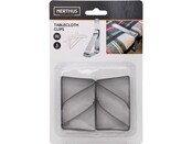 Nerthus Tablecloth clamp stainless steel set of 4