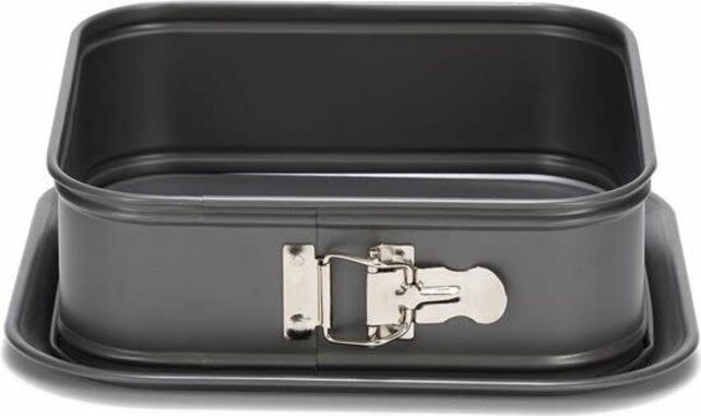 Patisse Profi Quadratische Springform 24x24 cm – Auslaufsichere Backform mit Antihaftbeschichtung