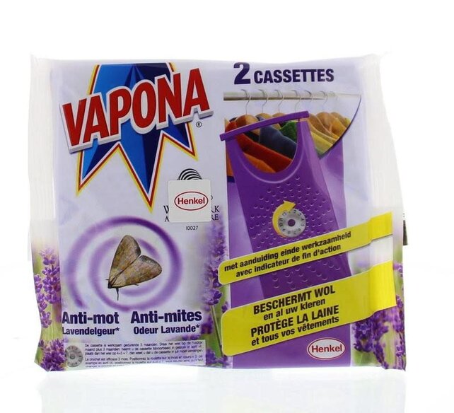 Vapona Anti-Motten-Lavendelduft – 2 Stück