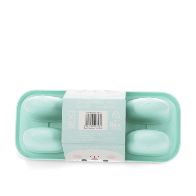 Rex Eisformen mit Hasenohren – Blau