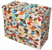 Rex Grand Sac de Rangement avec Fermeture Éclair – Motif Lierre Vintage