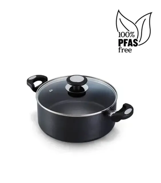 BEKA PRO INDUC R Marmite avec revêtement antiadhésif en céramique et couvercle en verre 24 cm