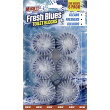 Mighty Burst Blocs WC – 6x50g Bleu
