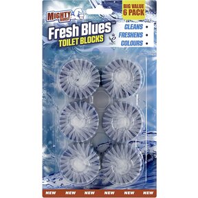 Mighty Burst Blocs WC – 6x50g Bleu